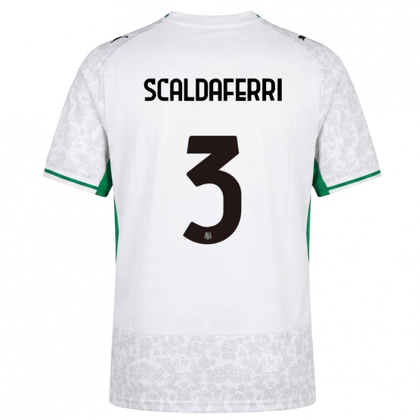 Danxen Herren Andrea Scaldaferri #3 Weiß Schwarz Grün Auswärtstrikot Trikot 2026/27 T-Shirt Österreich