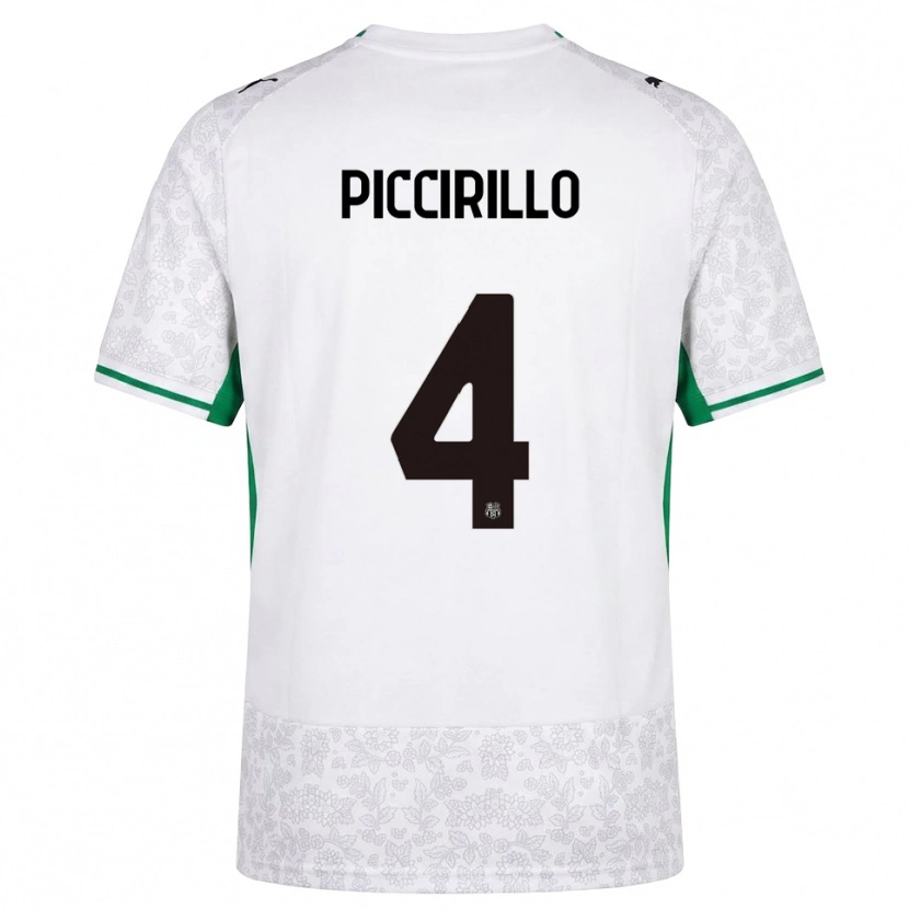 Danxen Herren Michele Piccirillo #4 Weiß Schwarz Grün Auswärtstrikot Trikot 2026/27 T-Shirt Österreich