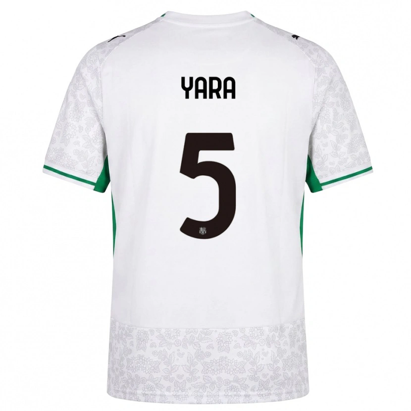 Danxen Herren Moussa Yara #5 Weiß Schwarz Grün Auswärtstrikot Trikot 2026/27 T-Shirt Österreich
