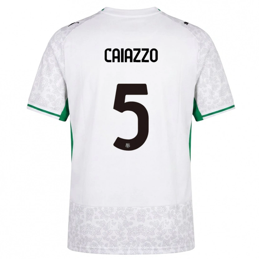 Danxen Herren Sara Caiazzo #5 Weiß Schwarz Grün Auswärtstrikot Trikot 2026/27 T-Shirt Österreich