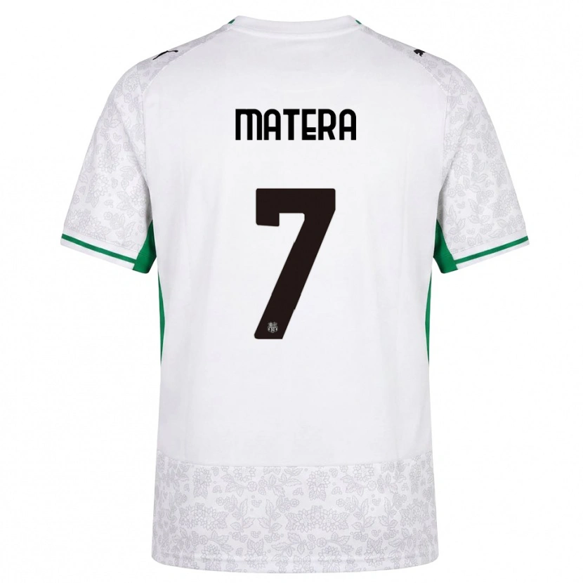 Danxen Herren Lorenzo Matera #7 Weiß Schwarz Grün Auswärtstrikot Trikot 2026/27 T-Shirt Österreich