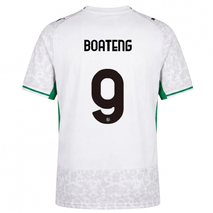 Danxen Herren Owen Boateng #9 Weiß Schwarz Grün Auswärtstrikot Trikot 2026/27 T-Shirt Österreich