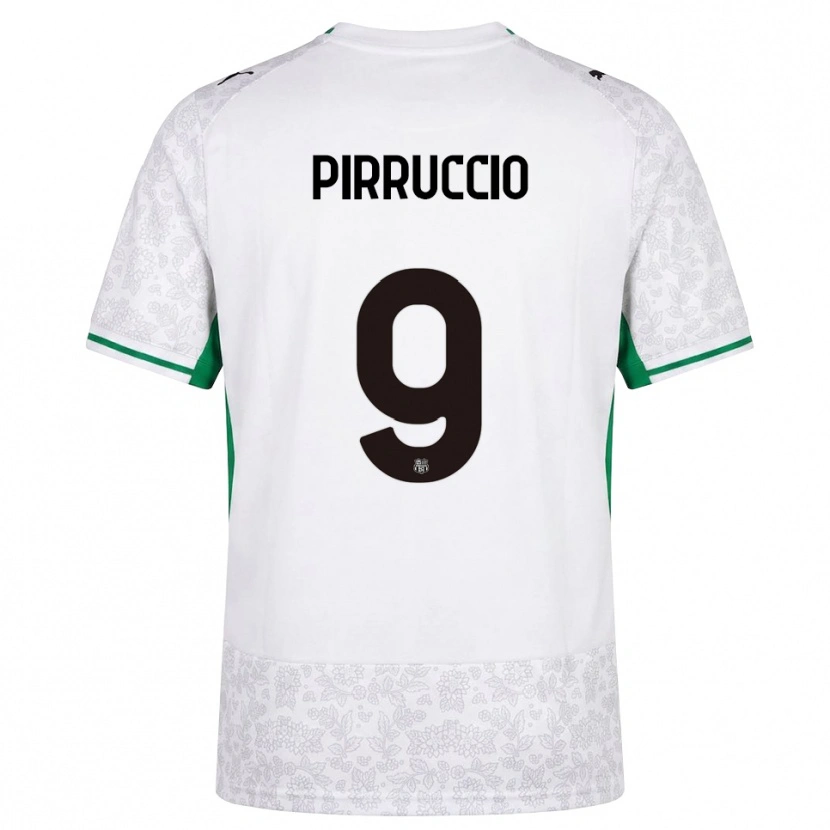 Danxen Herren Federico Pirruccio #9 Weiß Schwarz Grün Auswärtstrikot Trikot 2026/27 T-Shirt Österreich