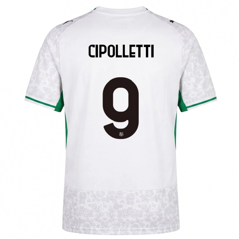 Danxen Herren Matteo Cipolletti #9 Weiß Schwarz Grün Auswärtstrikot Trikot 2026/27 T-Shirt Österreich