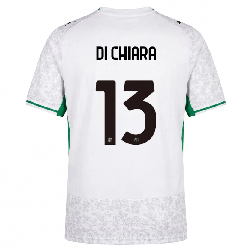 Danxen Herren Crescenzo Di Chiara #13 Weiß Schwarz Grün Auswärtstrikot Trikot 2026/27 T-Shirt Österreich