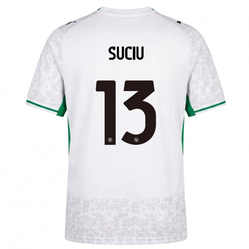 Danxen Herren Tudor Suciu #13 Weiß Schwarz Grün Auswärtstrikot Trikot 2026/27 T-Shirt Österreich