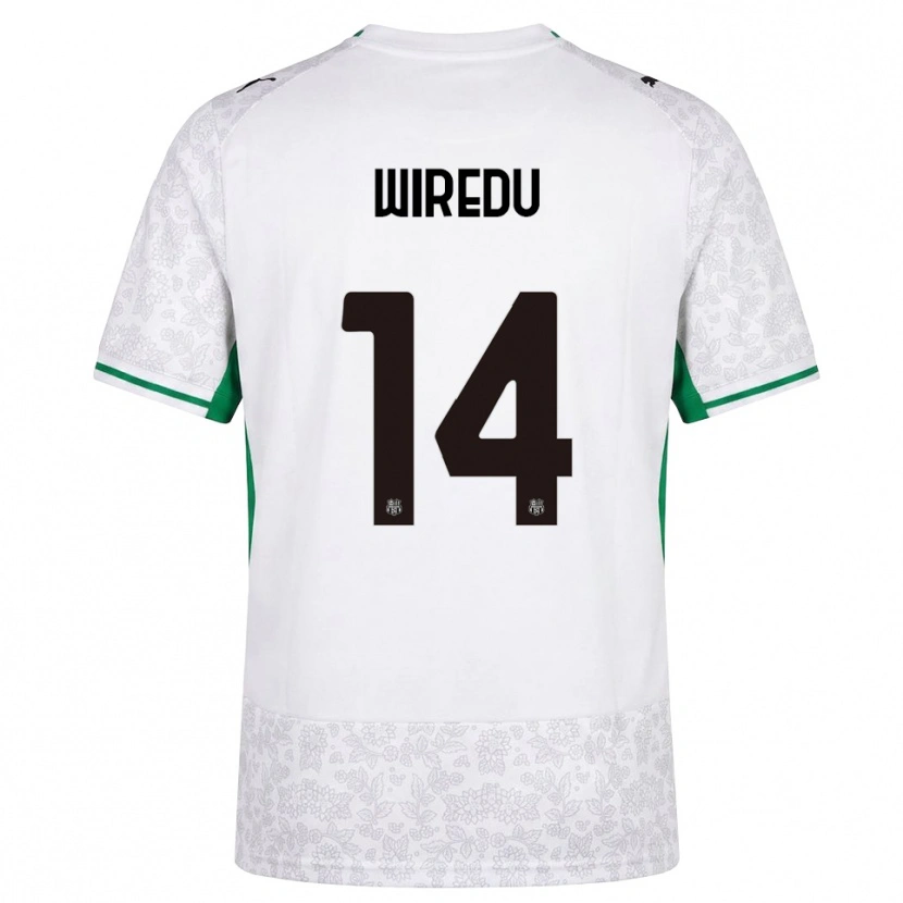 Danxen Herren Francis Wiredu #14 Weiß Schwarz Grün Auswärtstrikot Trikot 2026/27 T-Shirt Österreich