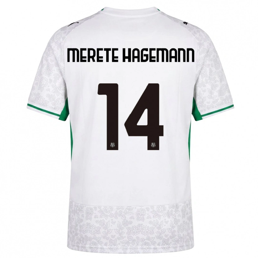 Danxen Herren Maja Merete Hagemann #14 Weiß Schwarz Grün Auswärtstrikot Trikot 2026/27 T-Shirt Österreich