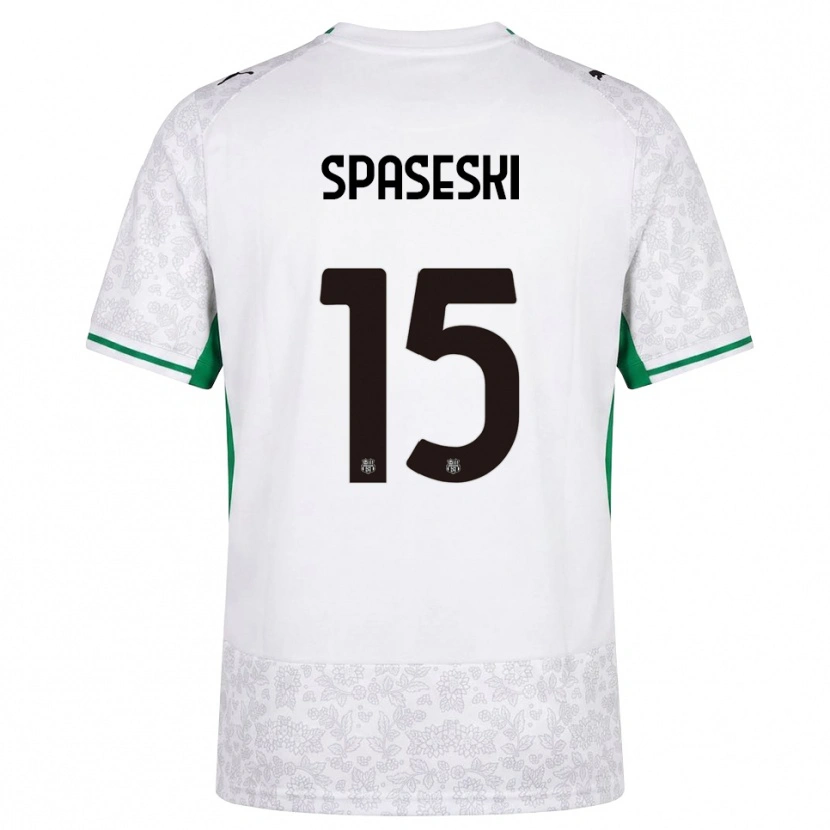 Danxen Herren Dejan Spaseski #15 Weiß Schwarz Grün Auswärtstrikot Trikot 2026/27 T-Shirt Österreich