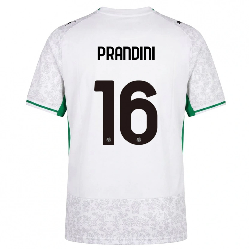 Danxen Herren Lorenzo Prandini #16 Weiß Schwarz Grün Auswärtstrikot Trikot 2026/27 T-Shirt Österreich