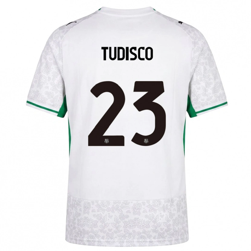Danxen Herren Giorgia Tudisco #23 Weiß Schwarz Grün Auswärtstrikot Trikot 2026/27 T-Shirt Österreich
