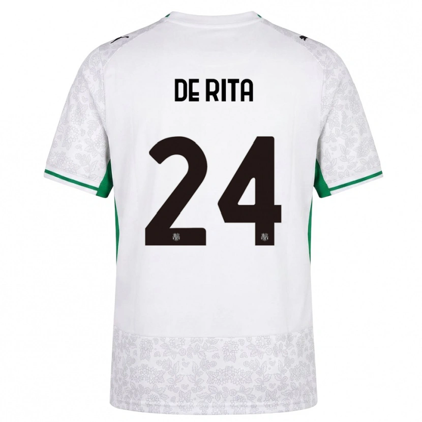 Danxen Herren Aurora De Rita #24 Weiß Schwarz Grün Auswärtstrikot Trikot 2026/27 T-Shirt Österreich