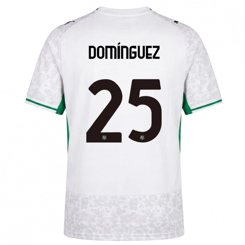 Danxen Herren Benja Domínguez #25 Weiß Schwarz Grün Auswärtstrikot Trikot 2026/27 T-Shirt Österreich