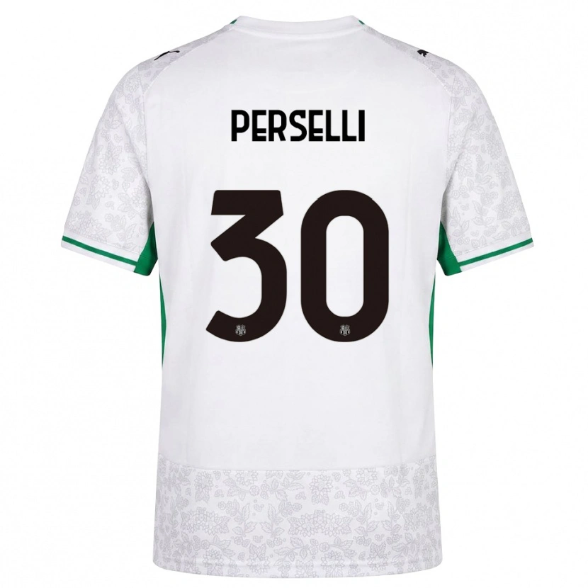 Danxen Herren Manuela Perselli #30 Weiß Schwarz Grün Auswärtstrikot Trikot 2026/27 T-Shirt Österreich