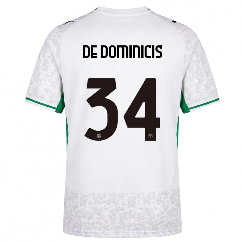 Danxen Herren Diego De Dominicis #34 Weiß Schwarz Grün Auswärtstrikot Trikot 2026/27 T-Shirt Österreich