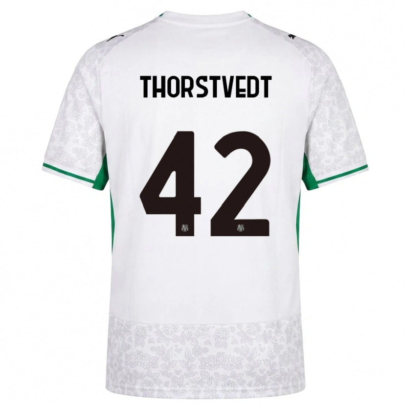 Danxen Herren Kristian Thorstvedt #42 Weiß Schwarz Grün Auswärtstrikot Trikot 2026/27 T-Shirt Österreich