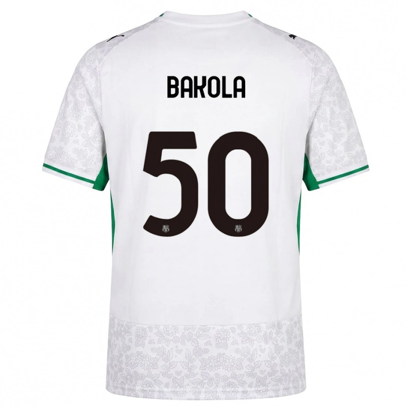 Danxen Herren Darryl Bakola #50 Weiß Schwarz Grün Auswärtstrikot Trikot 2026/27 T-Shirt Österreich