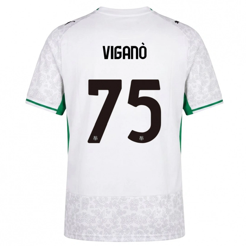 Danxen Herren Lorenzo Viganò #75 Weiß Schwarz Grün Auswärtstrikot Trikot 2026/27 T-Shirt Österreich
