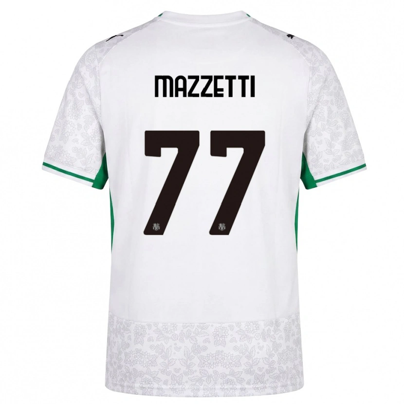 Danxen Herren Riccardo Mazzetti #77 Weiß Schwarz Grün Auswärtstrikot Trikot 2026/27 T-Shirt Österreich