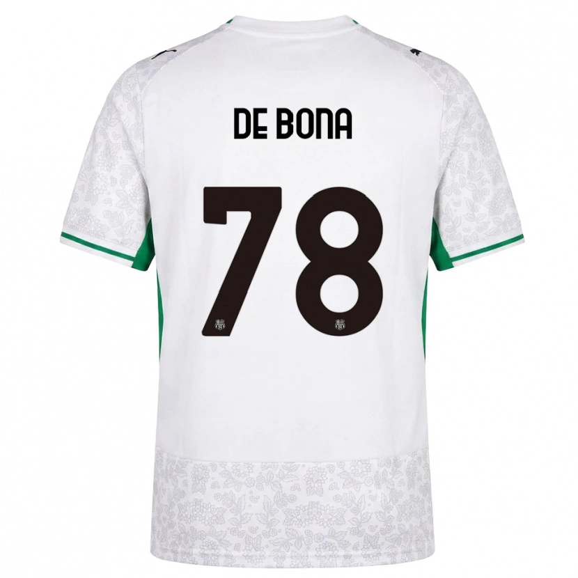 Danxen Herren Francesca De Bona #78 Weiß Schwarz Grün Auswärtstrikot Trikot 2026/27 T-Shirt Österreich