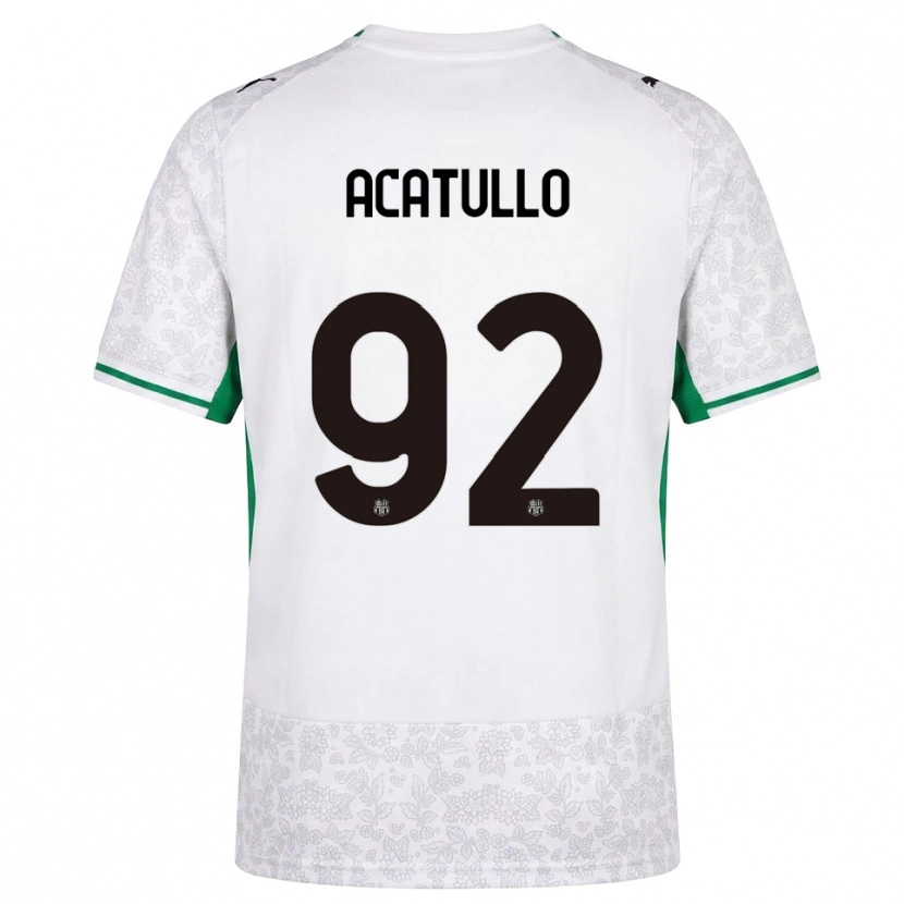 Danxen Herren Cristian Acatullo #92 Weiß Schwarz Grün Auswärtstrikot Trikot 2026/27 T-Shirt Österreich