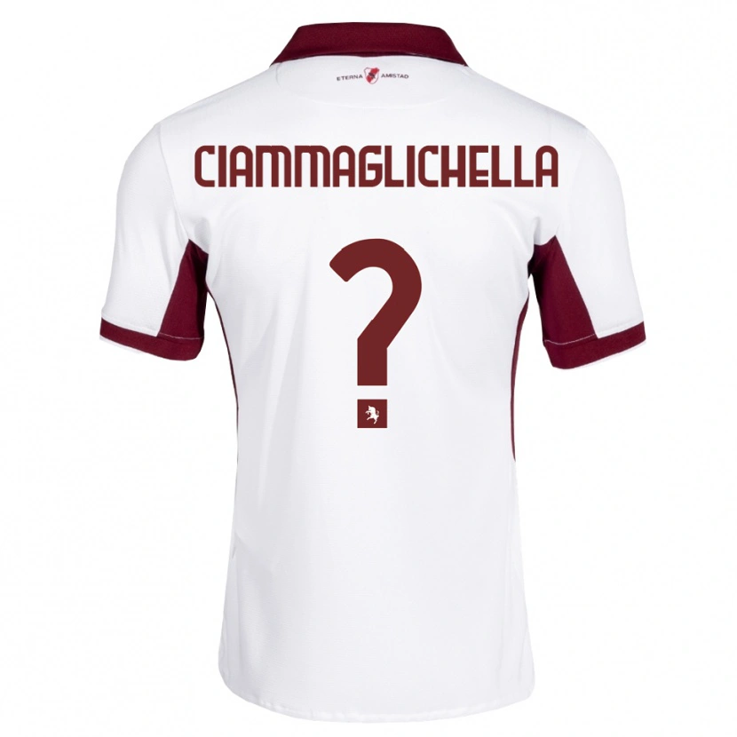 Danxen Herren Aaron Ciammaglichella #0 Burgund Weiß Rot Auswärtstrikot Trikot 2026/27 T-Shirt Österreich