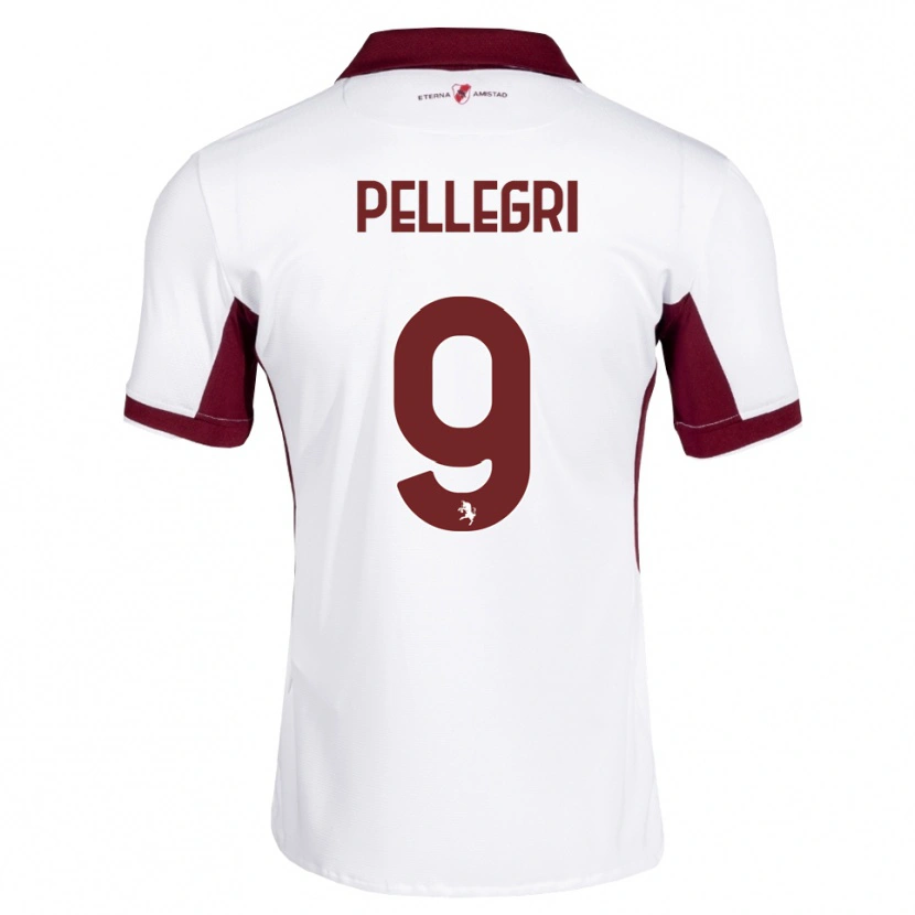 Danxen Herren Pietro Pellegri #9 Burgund Weiß Rot Auswärtstrikot Trikot 2026/27 T-Shirt Österreich