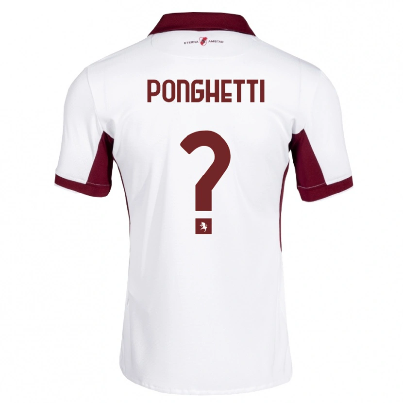 Danxen Herren Matteo Ponghetti #0 Burgund Weiß Rot Auswärtstrikot Trikot 2026/27 T-Shirt Österreich
