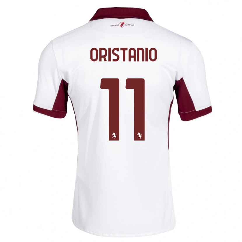 Danxen Herren Gaetano Oristanio #11 Burgund Weiß Rot Auswärtstrikot Trikot 2026/27 T-Shirt Österreich