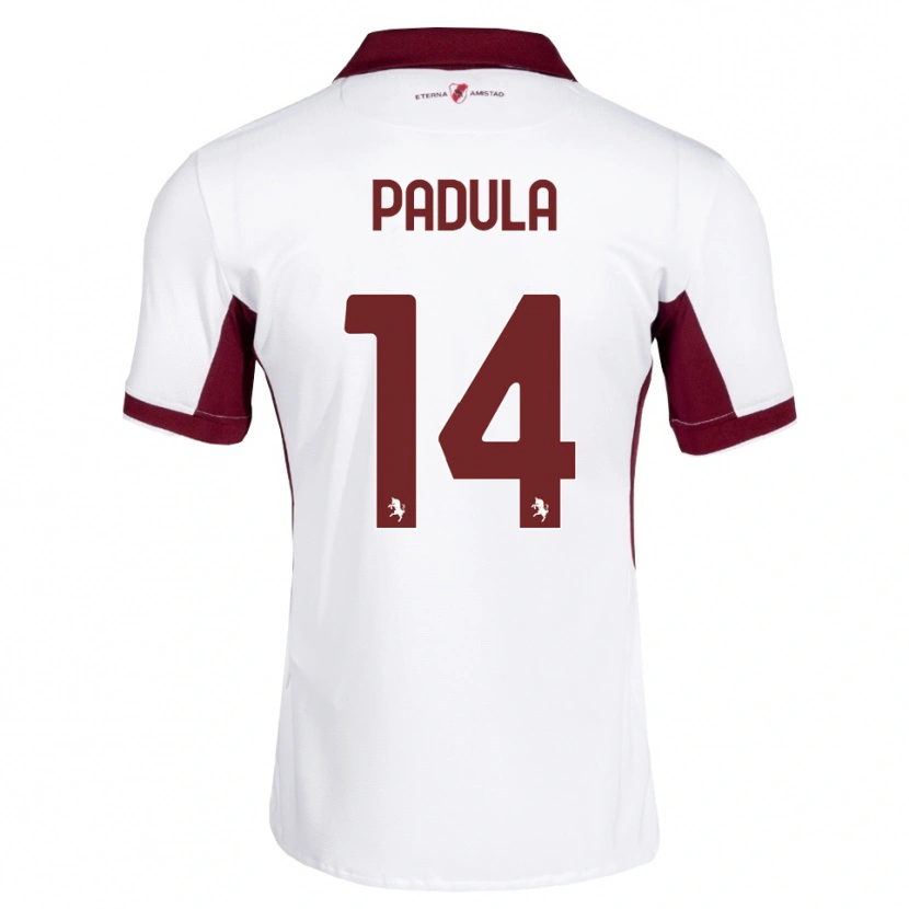Danxen Herren Cristian Padula #14 Burgund Weiß Rot Auswärtstrikot Trikot 2026/27 T-Shirt Österreich