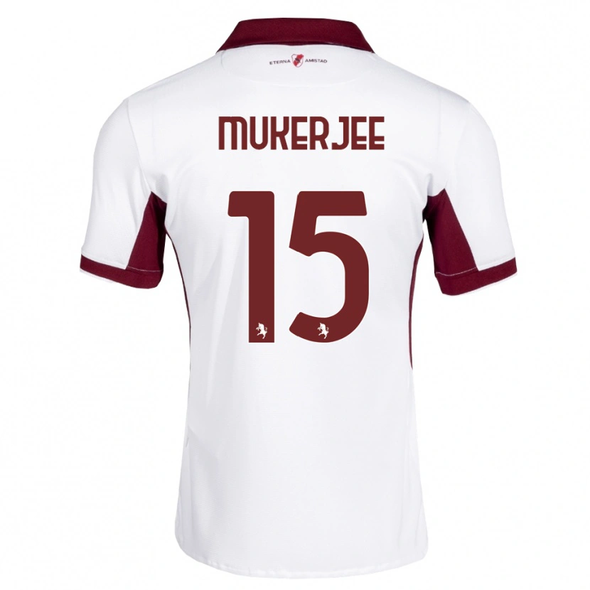 Danxen Herren Carlo Mukerjee #15 Burgund Weiß Rot Auswärtstrikot Trikot 2026/27 T-Shirt Österreich
