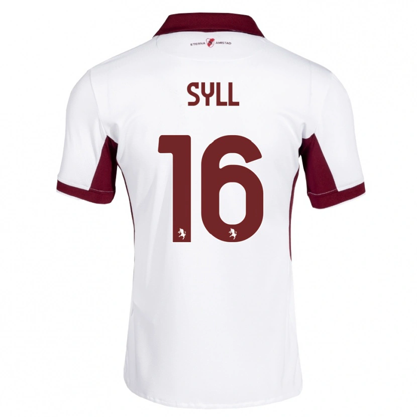 Danxen Herren Omar Syll #16 Burgund Weiß Rot Auswärtstrikot Trikot 2026/27 T-Shirt Österreich