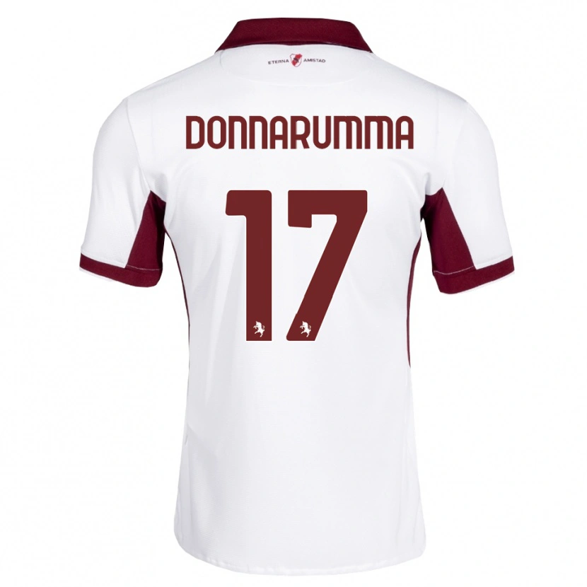 Danxen Herren Antonio Donnarumma #17 Burgund Weiß Rot Auswärtstrikot Trikot 2026/27 T-Shirt Österreich