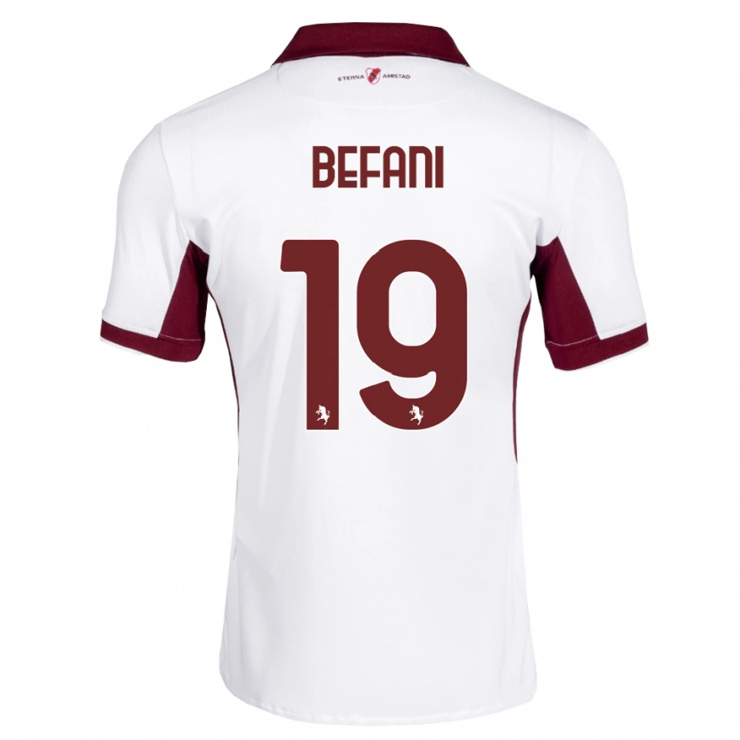 Danxen Herren Lorenzo Befani #19 Burgund Weiß Rot Auswärtstrikot Trikot 2026/27 T-Shirt Österreich