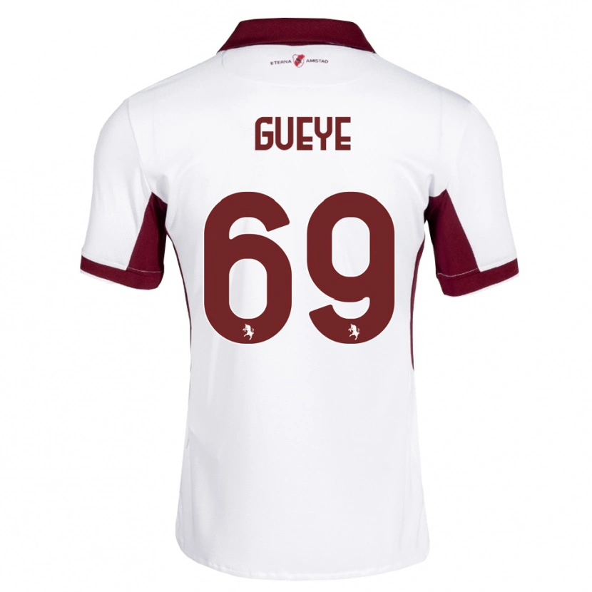 Danxen Herren Ousmane Gueye #69 Burgund Weiß Rot Auswärtstrikot Trikot 2026/27 T-Shirt Österreich