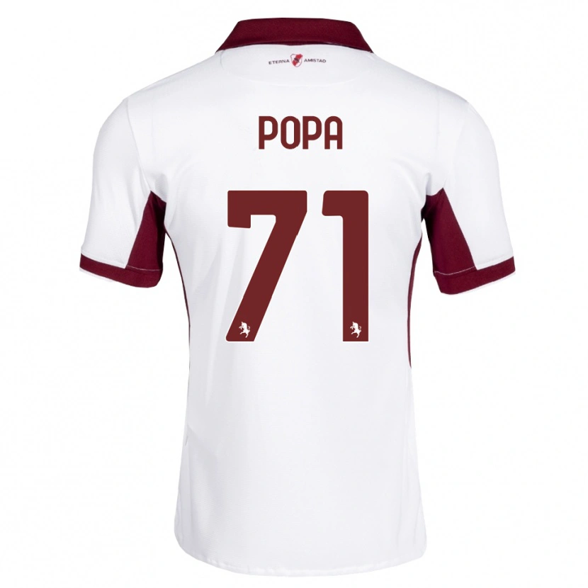 Danxen Herren Mihai Popa #71 Burgund Weiß Rot Auswärtstrikot Trikot 2026/27 T-Shirt Österreich