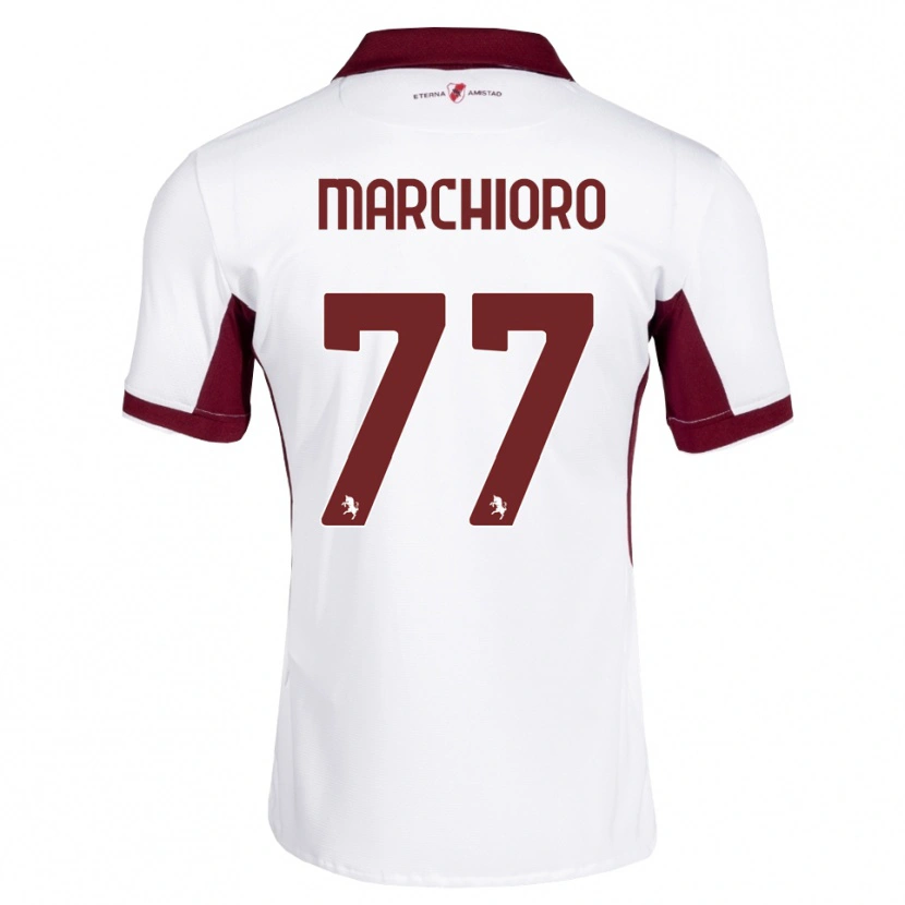 Danxen Herren Raffaele Marchioro #77 Burgund Weiß Rot Auswärtstrikot Trikot 2026/27 T-Shirt Österreich