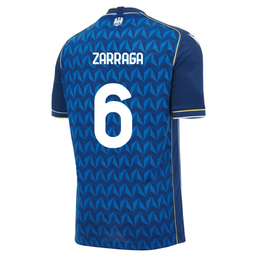 Danxen Herren Oier Zarraga #6 Königsblau Weiß Blau Auswärtstrikot Trikot 2026/27 T-Shirt Österreich