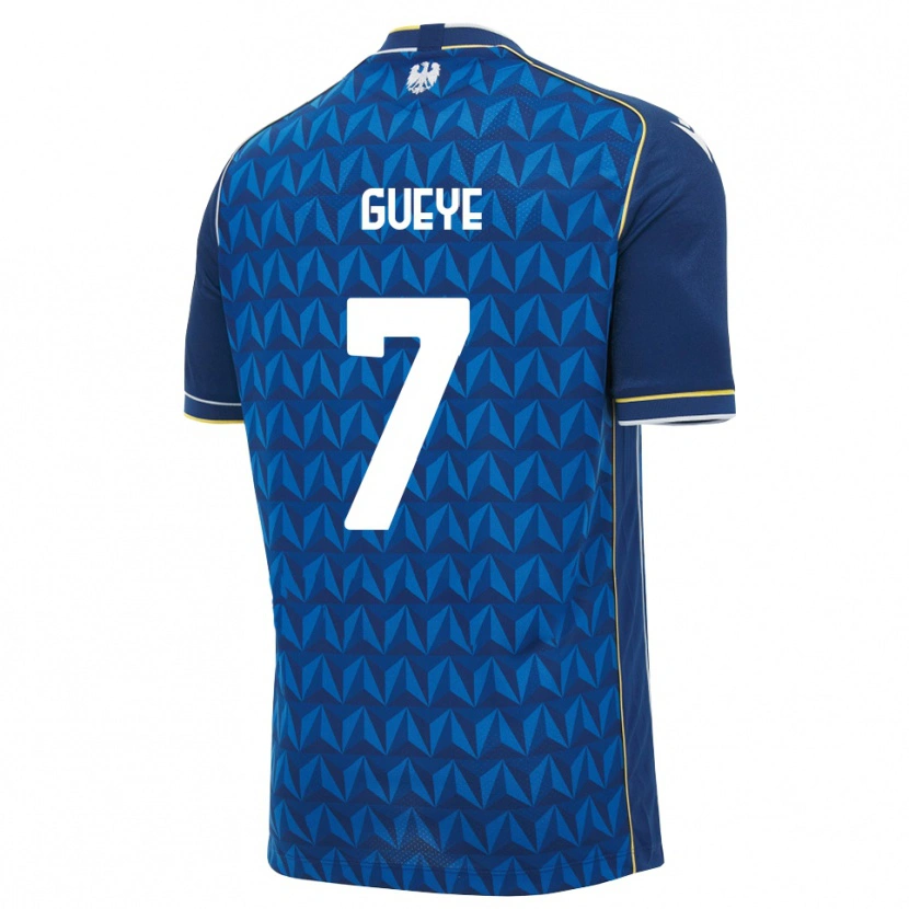 Danxen Herren Idrissa Gueye #7 Königsblau Weiß Blau Auswärtstrikot Trikot 2026/27 T-Shirt Österreich
