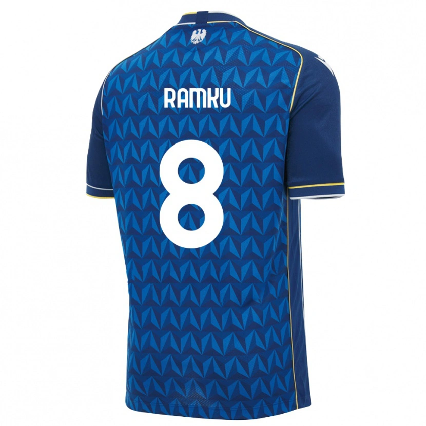 Danxen Herren Alex Ramku #8 Königsblau Weiß Blau Auswärtstrikot Trikot 2026/27 T-Shirt Österreich