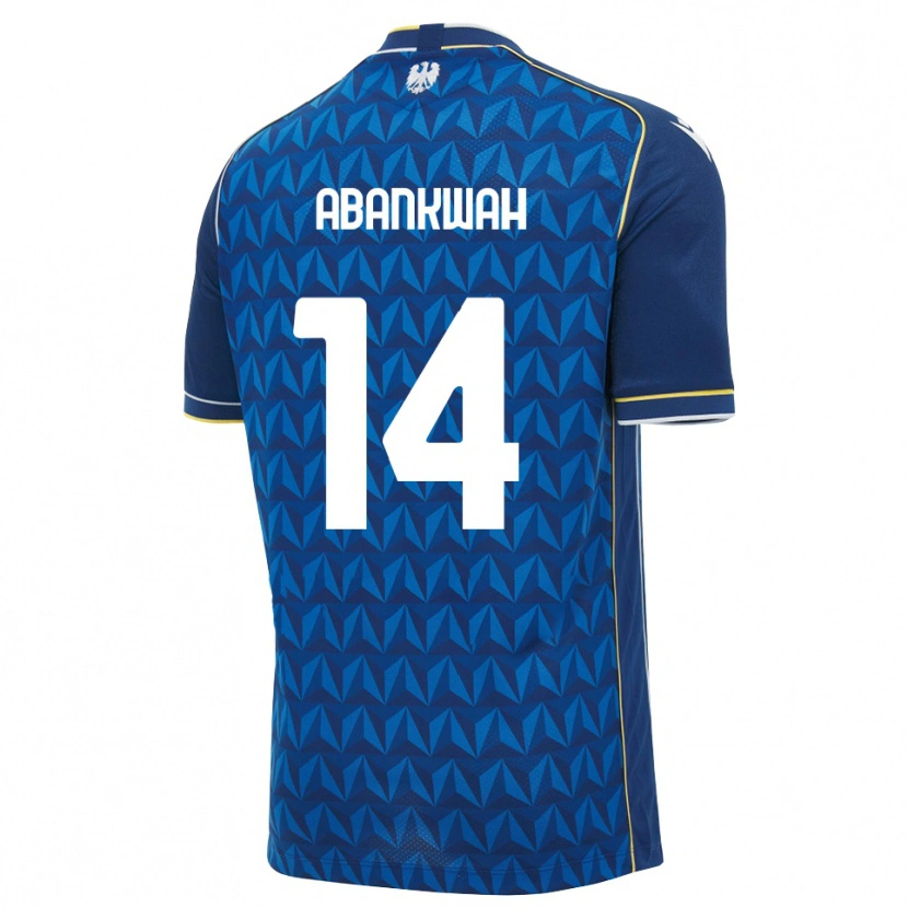 Danxen Herren James Abankwah #14 Königsblau Weiß Blau Auswärtstrikot Trikot 2026/27 T-Shirt Österreich