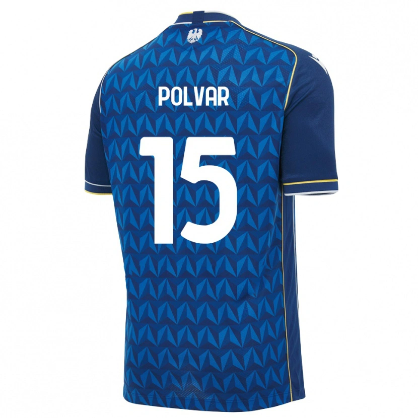 Danxen Herren Francesco Polvar #15 Königsblau Weiß Blau Auswärtstrikot Trikot 2026/27 T-Shirt Österreich