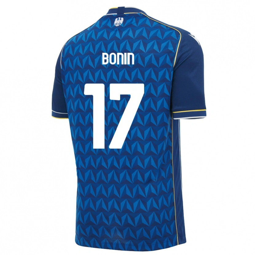 Danxen Herren Luca Bonin #17 Königsblau Weiß Blau Auswärtstrikot Trikot 2026/27 T-Shirt Österreich
