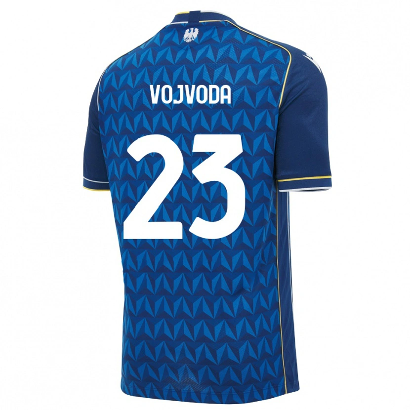 Danxen Herren Mërgim Vojvoda #23 Königsblau Weiß Blau Auswärtstrikot Trikot 2026/27 T-Shirt Österreich