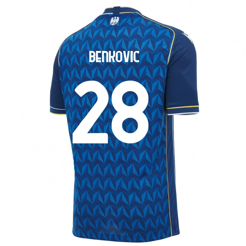 Danxen Herren Filip Benkovic #28 Königsblau Weiß Blau Auswärtstrikot Trikot 2026/27 T-Shirt Österreich