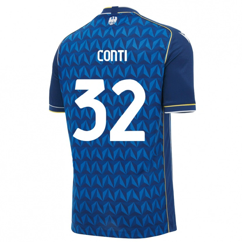 Danxen Herren Manuel Conti #32 Königsblau Weiß Blau Auswärtstrikot Trikot 2026/27 T-Shirt Österreich