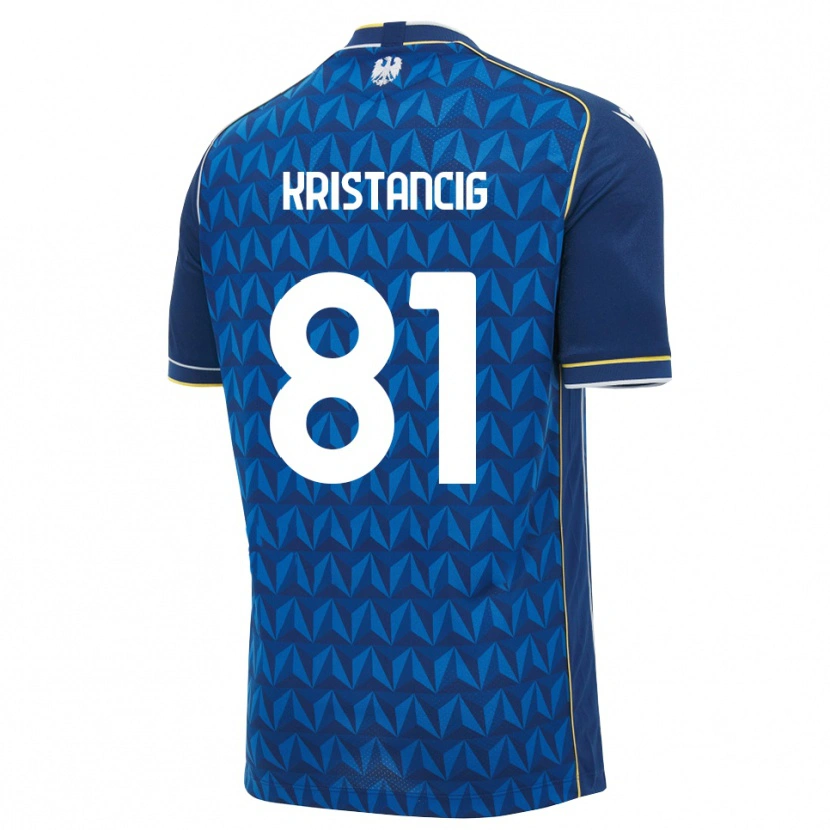 Danxen Herren Luca Kristancig #81 Königsblau Weiß Blau Auswärtstrikot Trikot 2026/27 T-Shirt Österreich