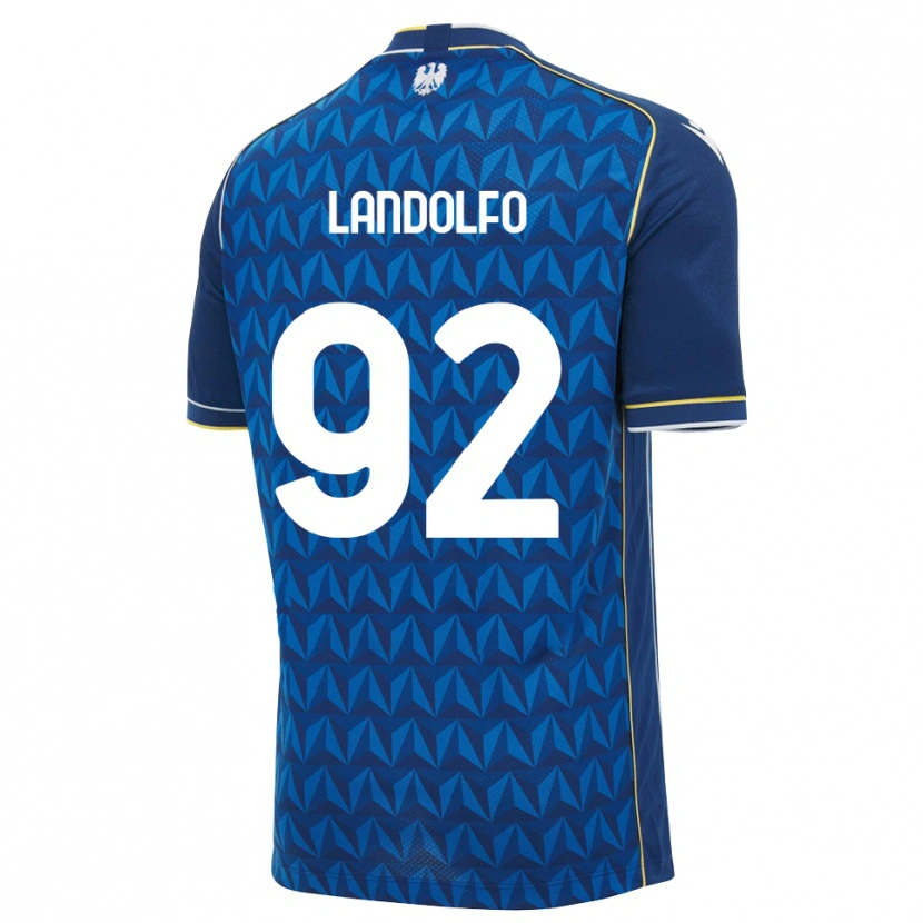 Danxen Herren Tommaso Landolfo #92 Königsblau Weiß Blau Auswärtstrikot Trikot 2026/27 T-Shirt Österreich