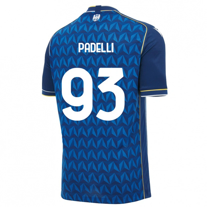 Danxen Herren Daniele Padelli #93 Königsblau Weiß Blau Auswärtstrikot Trikot 2026/27 T-Shirt Österreich