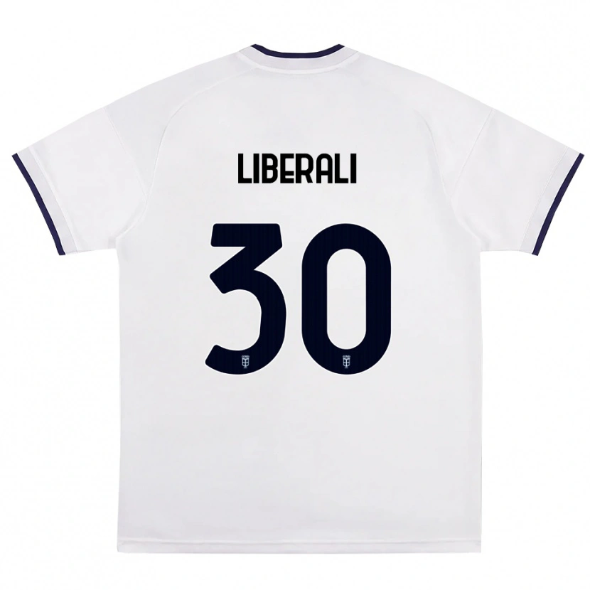 Danxen Herren Mattia Liberali #30 Weiß Rot Königsblau Auswärtstrikot Trikot 2026/27 T-Shirt Österreich